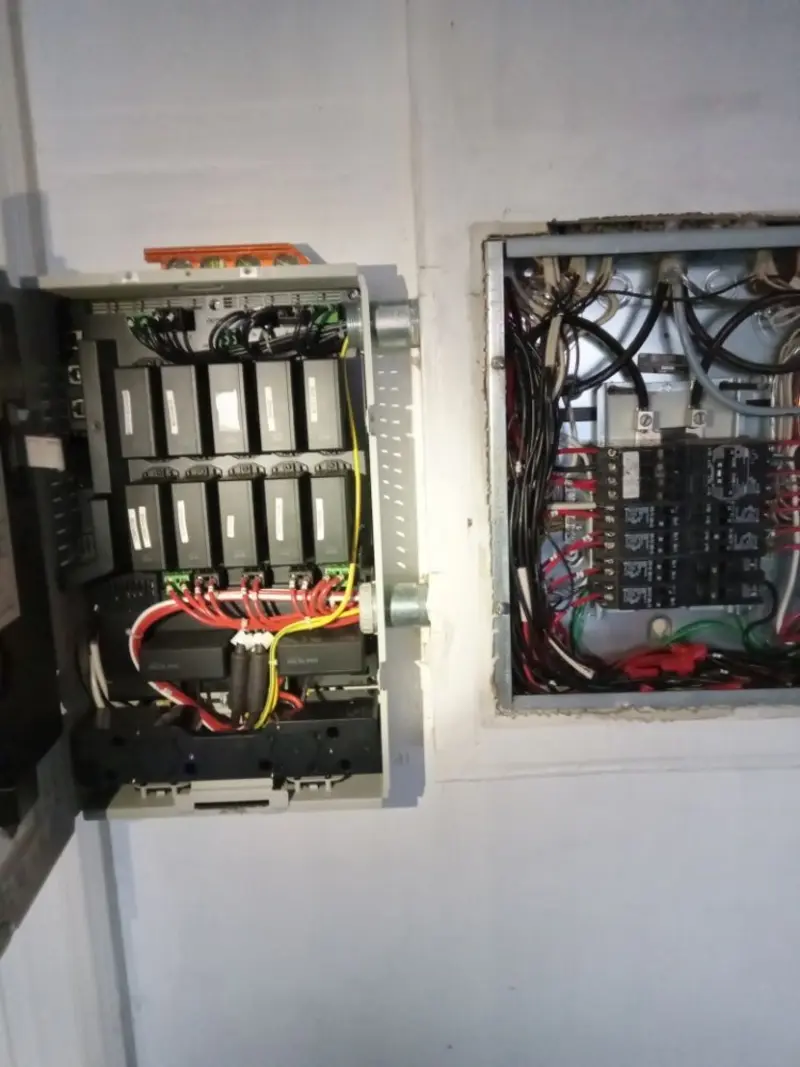 Electrical panel upgrade completed for Security Camera Wiring in Silverton